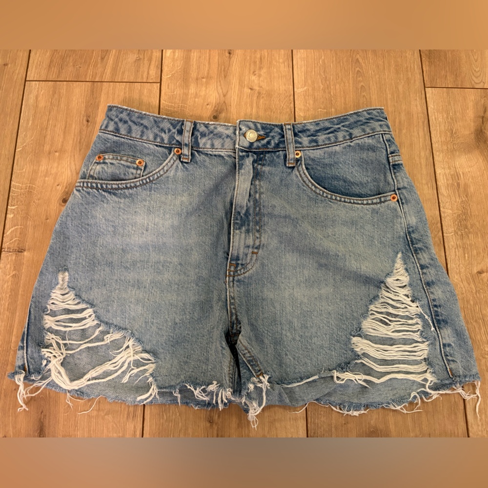 Topshop - A-Line Jeans Shorts